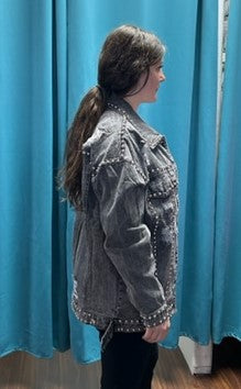 Showcase Stud Denim Jacket G168
