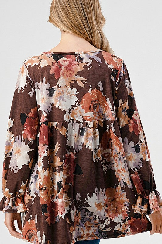 Fall in the Air Choc Tunic 7708R