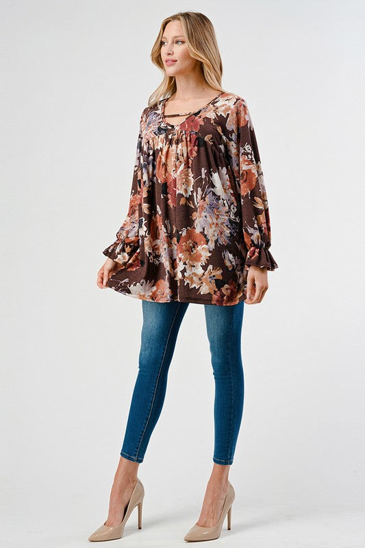 Fall in the Air Choc Tunic 7708R