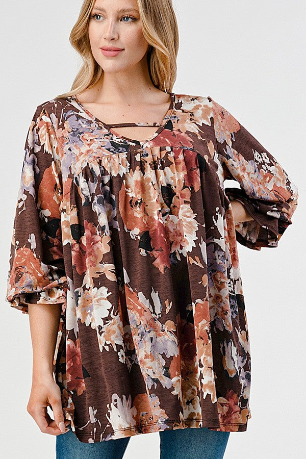 Fall in the Air Choc Tunic 7708R
