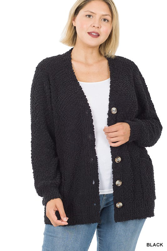 Sweet Popcorn Cardigan Z612B Final Sale