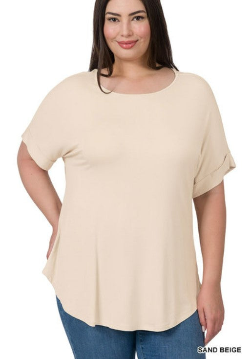 Unwritten Comfy Curvy Top Z646