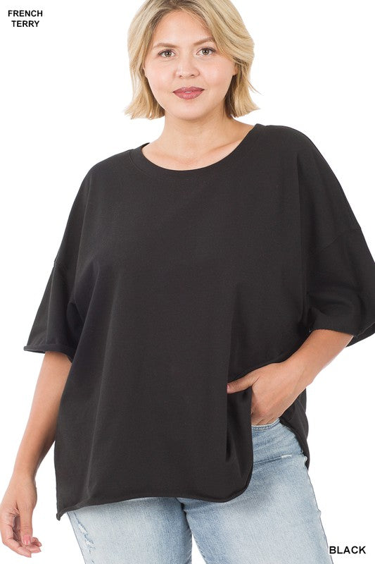 Jordan's Comfy Curvy Top Z657