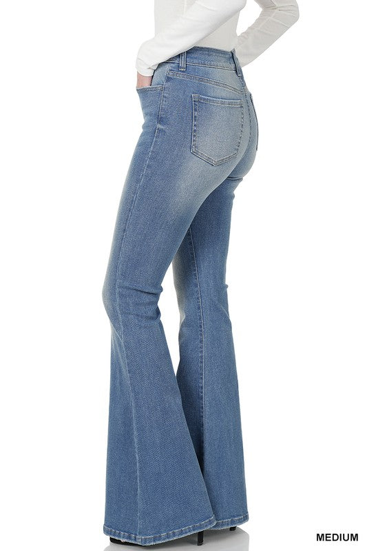 Classic Flare Denim Jeans Z659