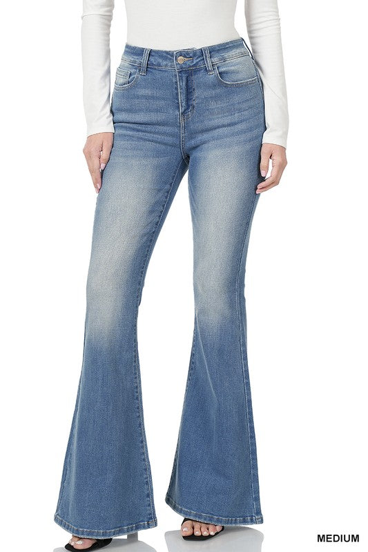 Classic Flare Denim Jeans Z659