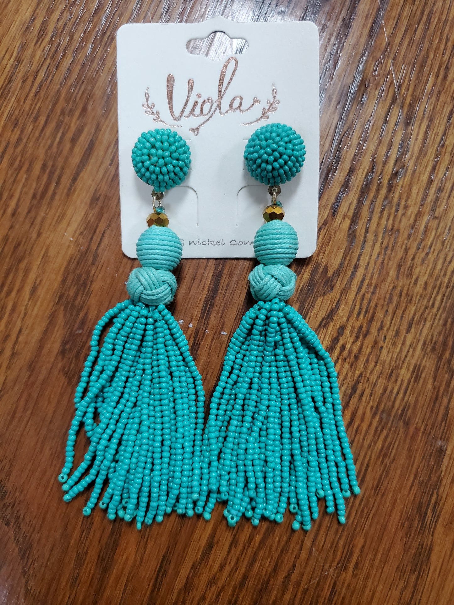 Tassel Beaded Earrings JR221