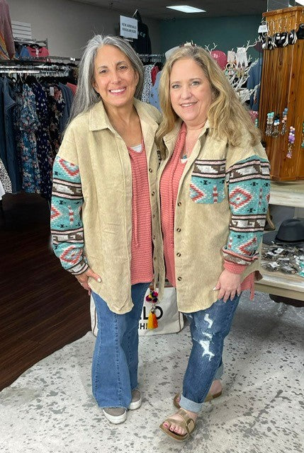 Cowboy Aztec Shacket D808
