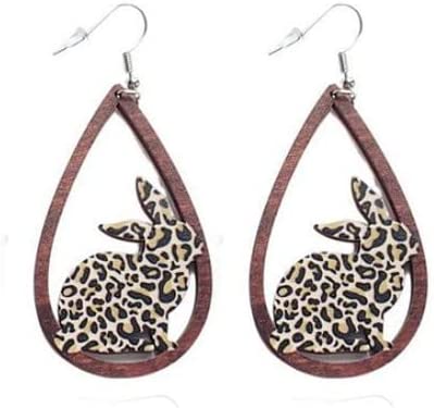 Wood Easter Earrings JSP120