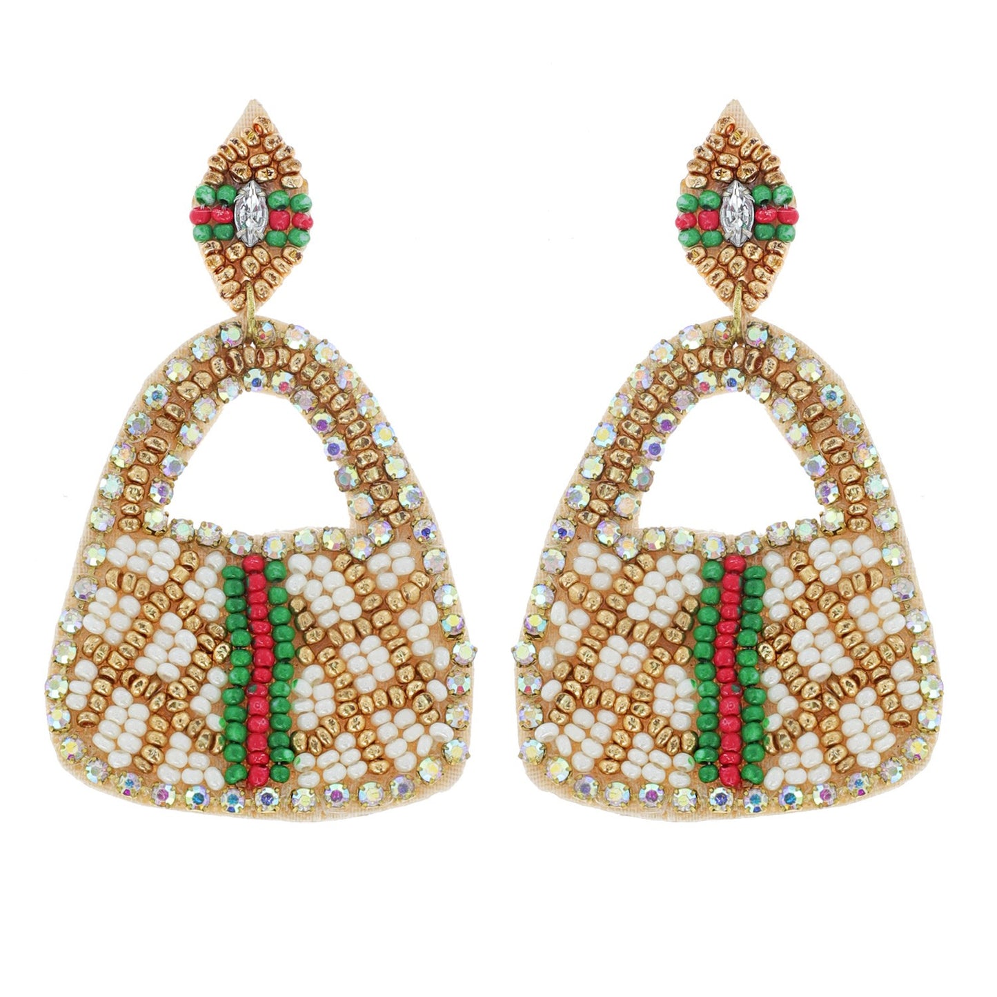 Luxe Purse Beaded Earrings JR302