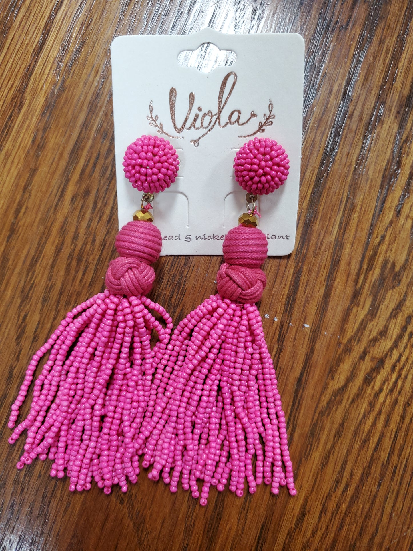 Tassel Beaded Earrings JR221