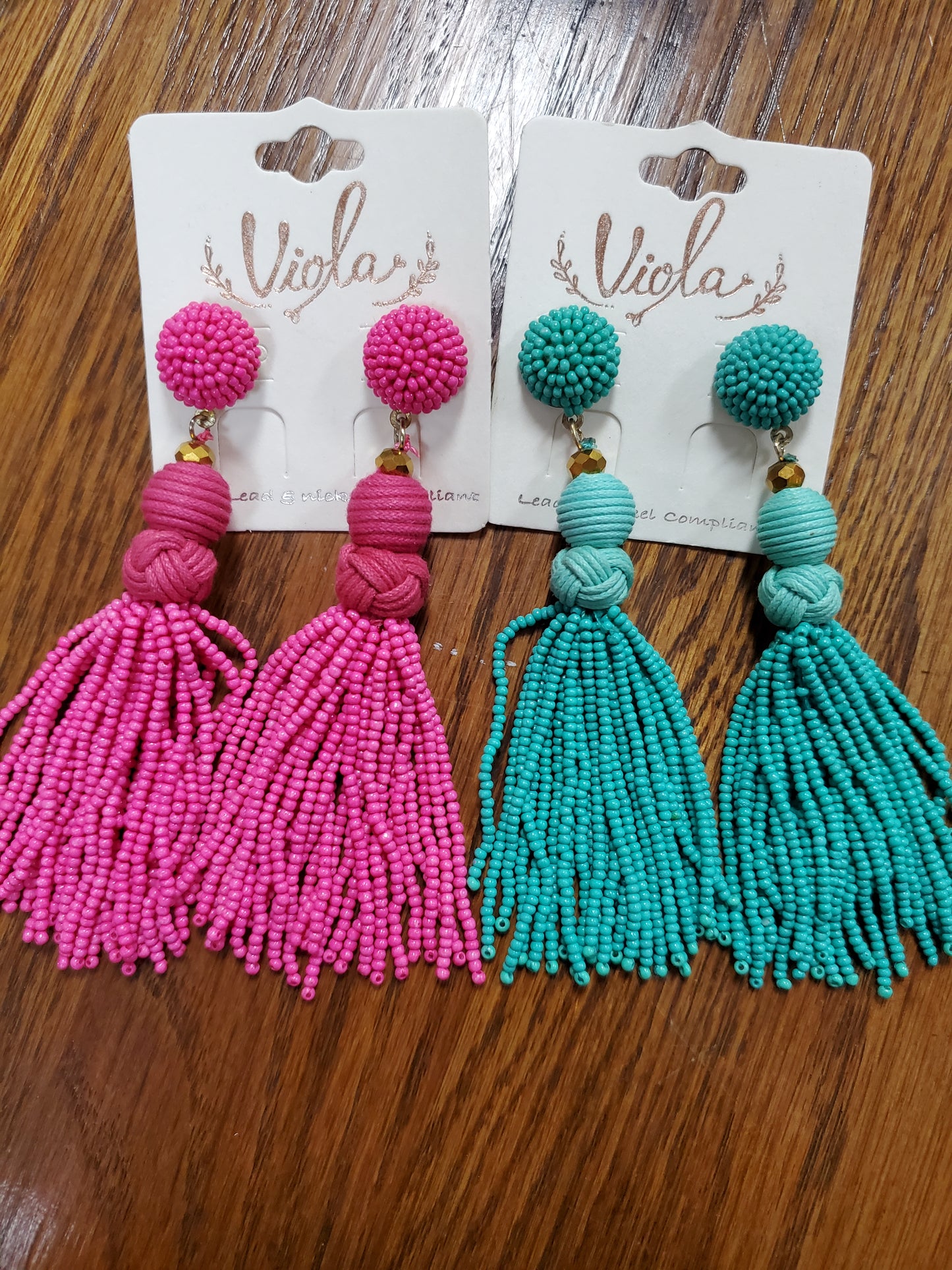Tassel Beaded Earrings JR221