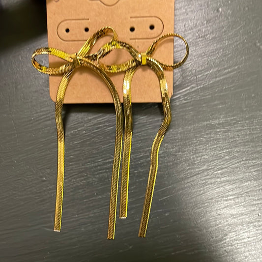Ribbon bow earrings JC235