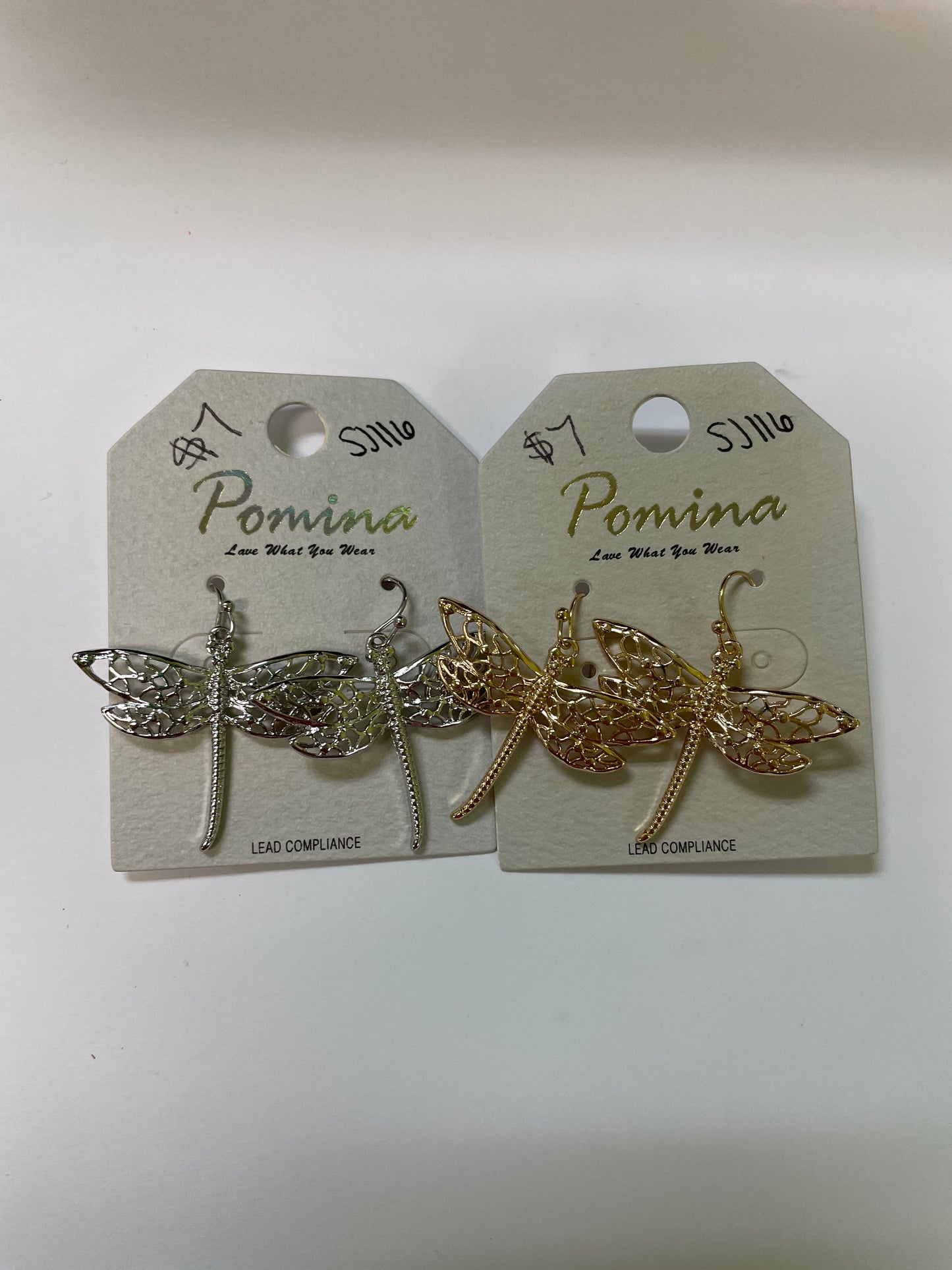 SJ116 Filigree earrings