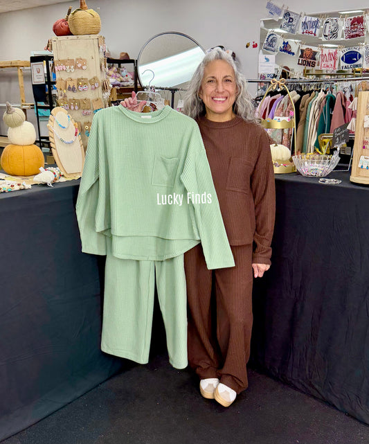Cozy Knit Lounge Set A375