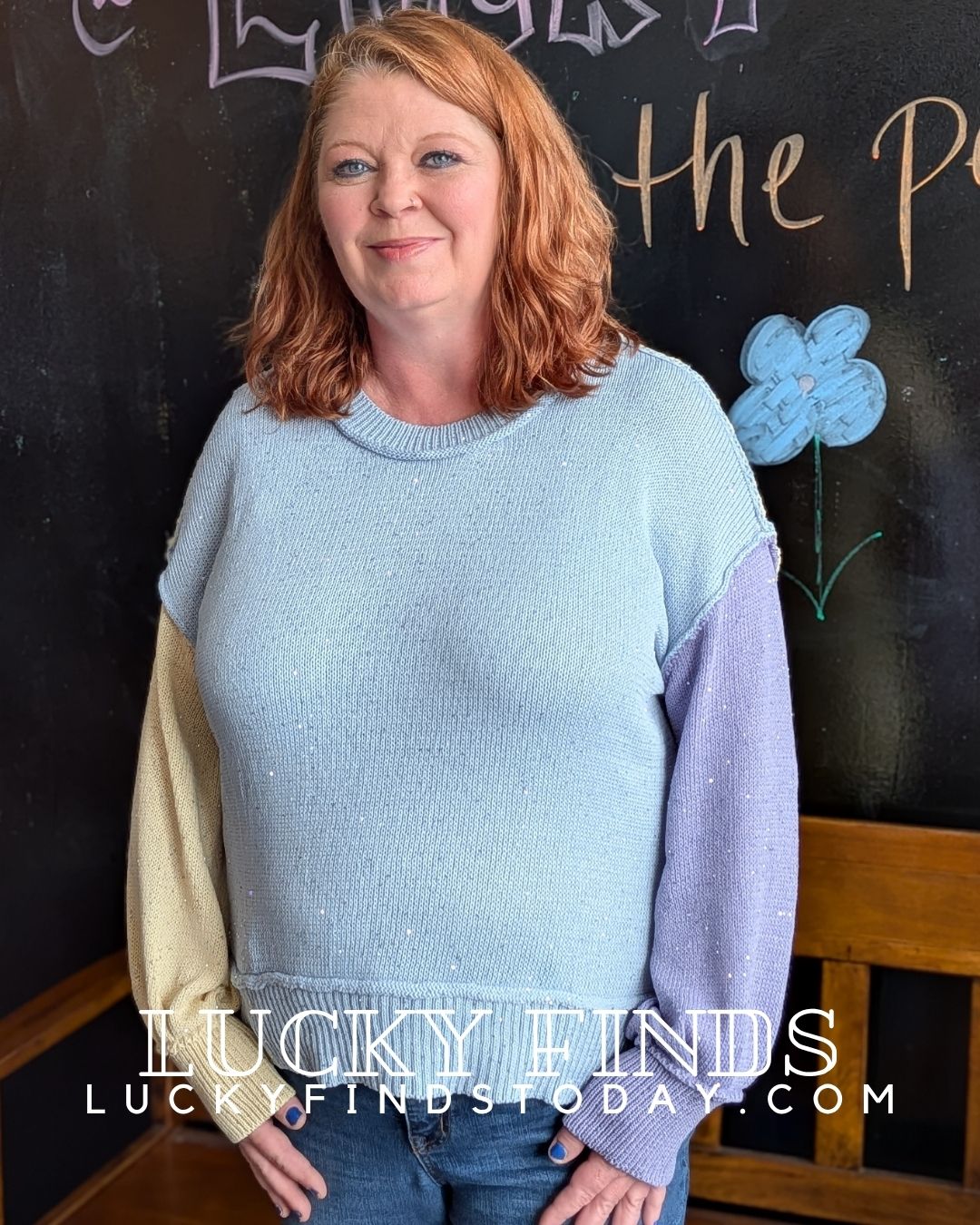 My Colorblock Sweater Top W452