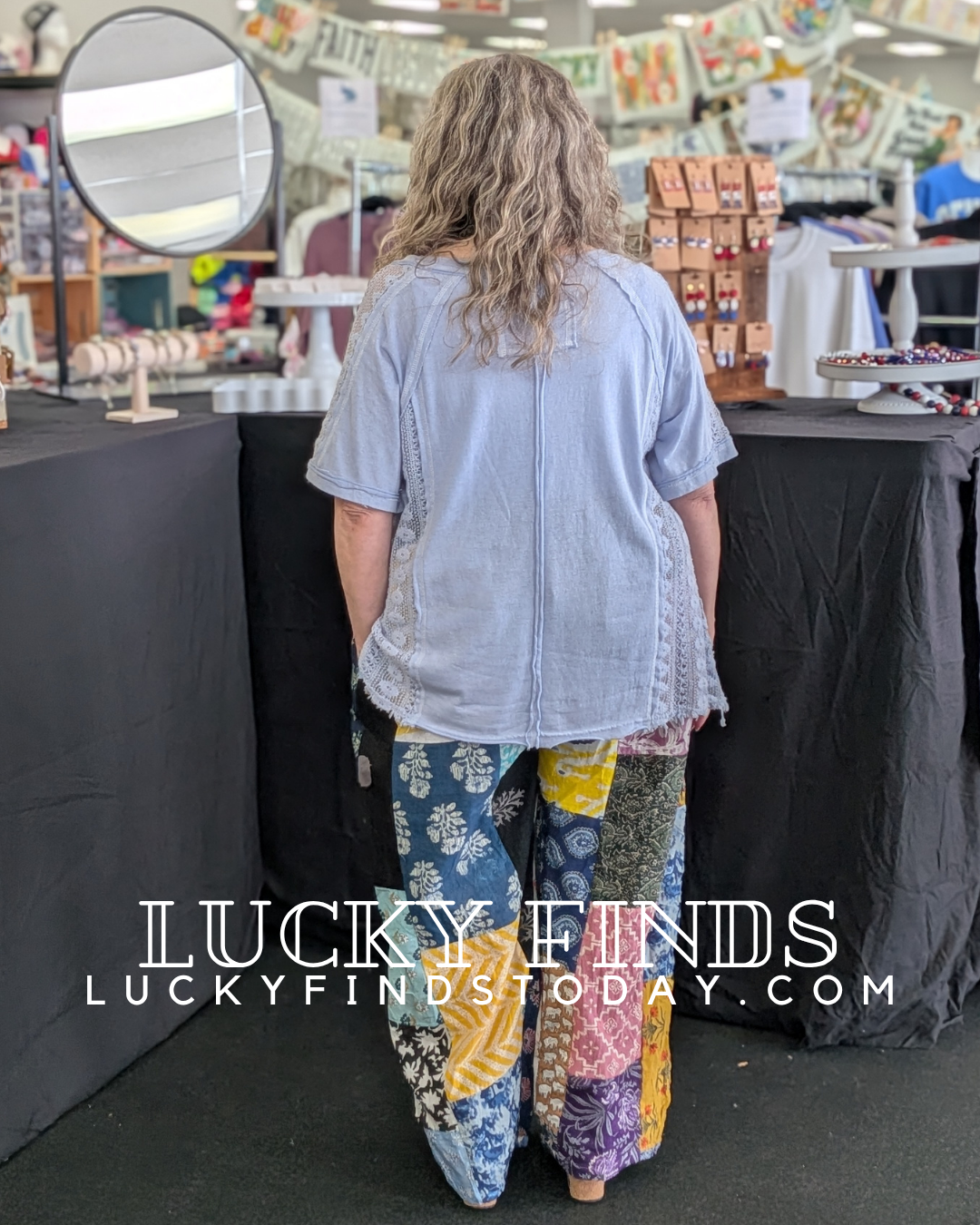 Vintage Patchwork Jogger Pants A296