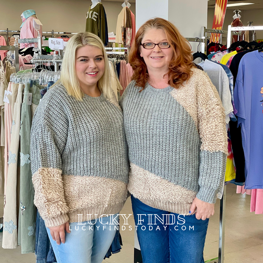 Cozy Curvy Sweater Top W109