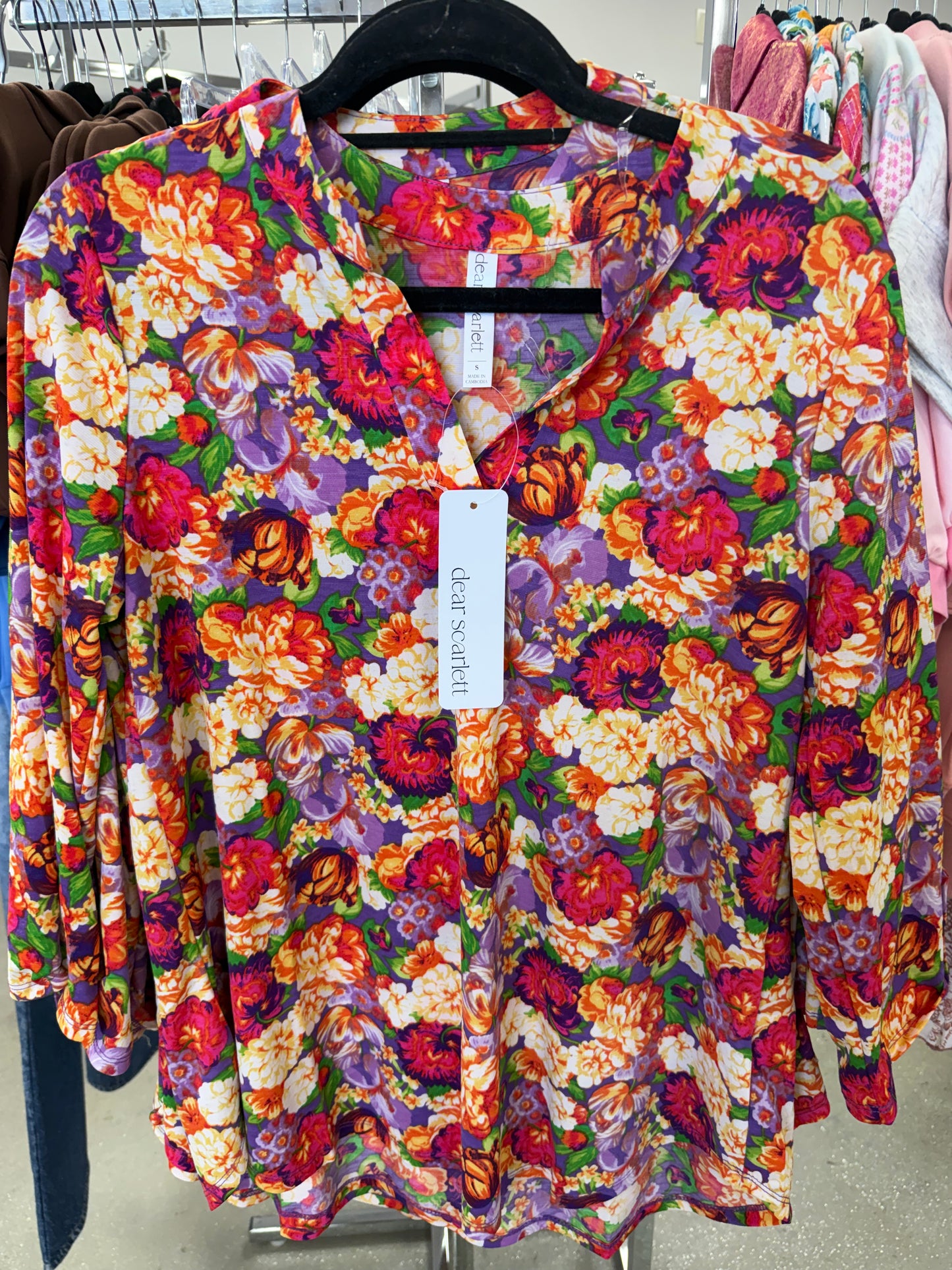 Dear Scarlett Tunic Top A283 Final Sale