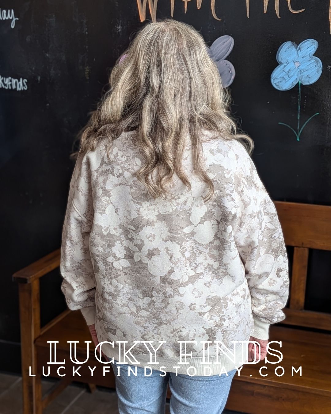 Dreaming Floral Lounge Top A361