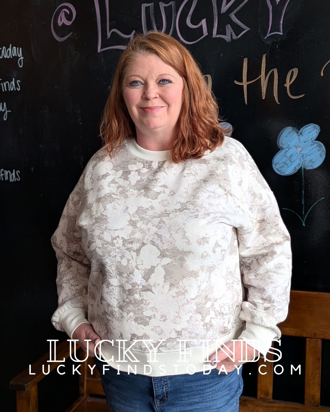 Dreaming Floral Lounge Top A361