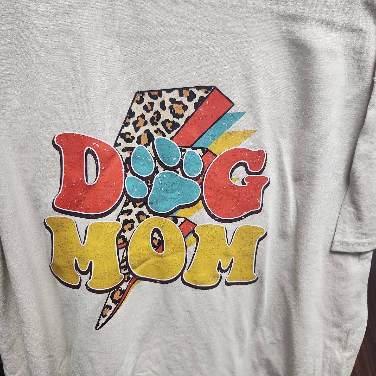 Dog Mom Lightening Bolt T Shirt CP194