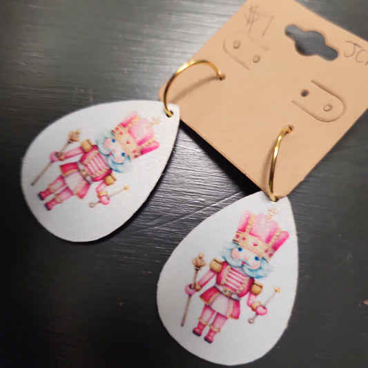 Pink nutcracker Earrings JC150