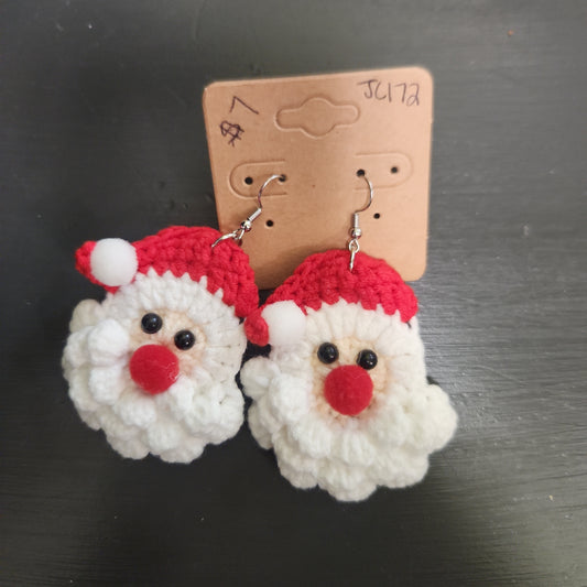 Crochet santa Earrings JC172
