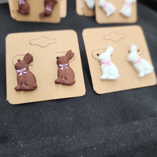 Chocolate Bunny earrings JC243