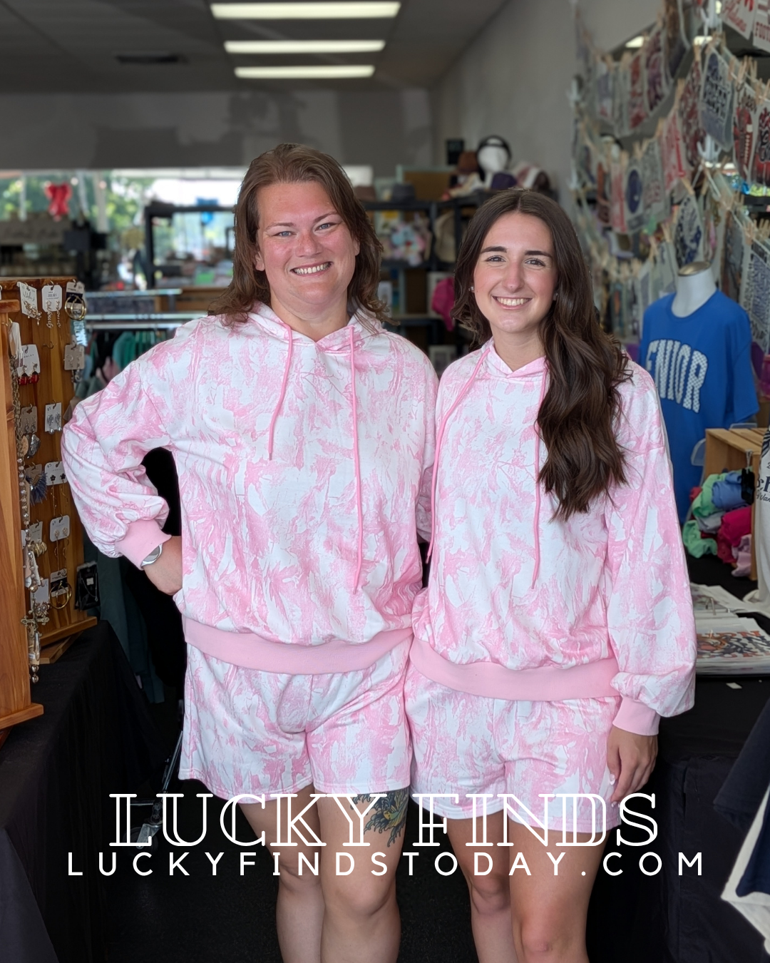 My Pink Camo Shorts Set D1739