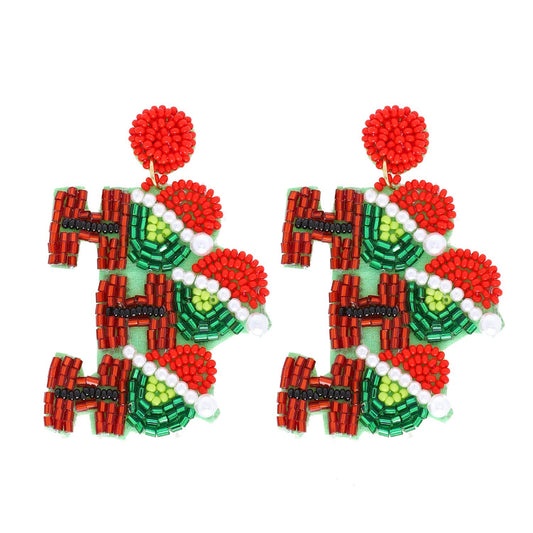 HoHoHo Christmas Earrings JC103