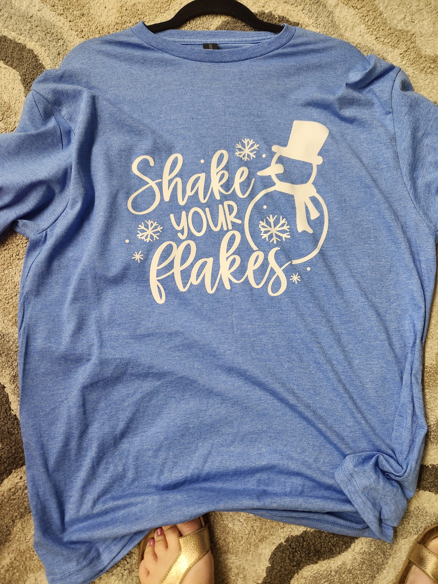 Shake Your Flakes Snowman Tee CP249