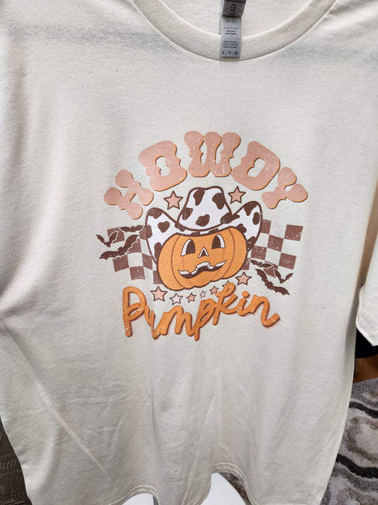 Howdy Pumpkin Tshirt CP286
