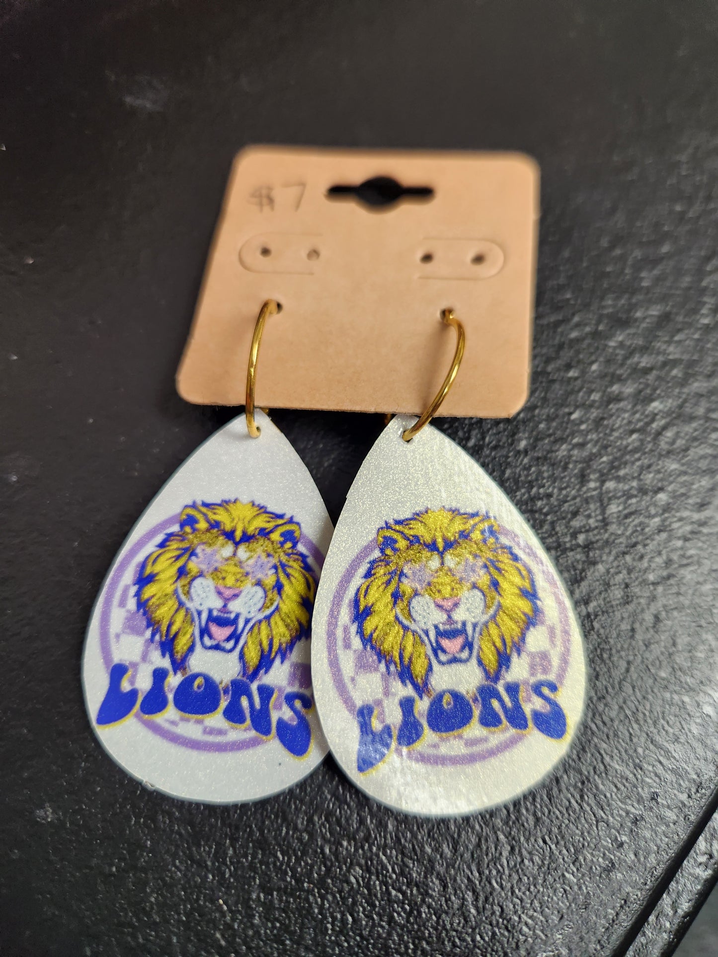 Roar Lions Sublimation Earrings JN056