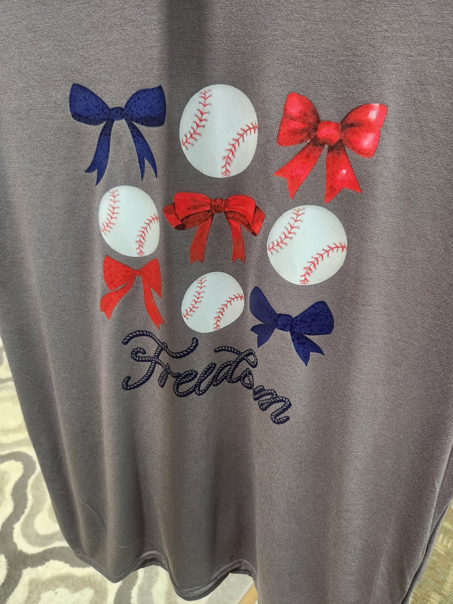 Baseball & Bows Freedom T shirt CP541