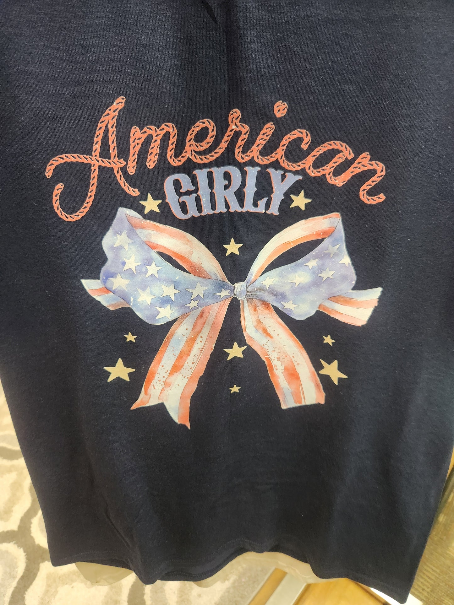 American Girly RWB Bow CP542