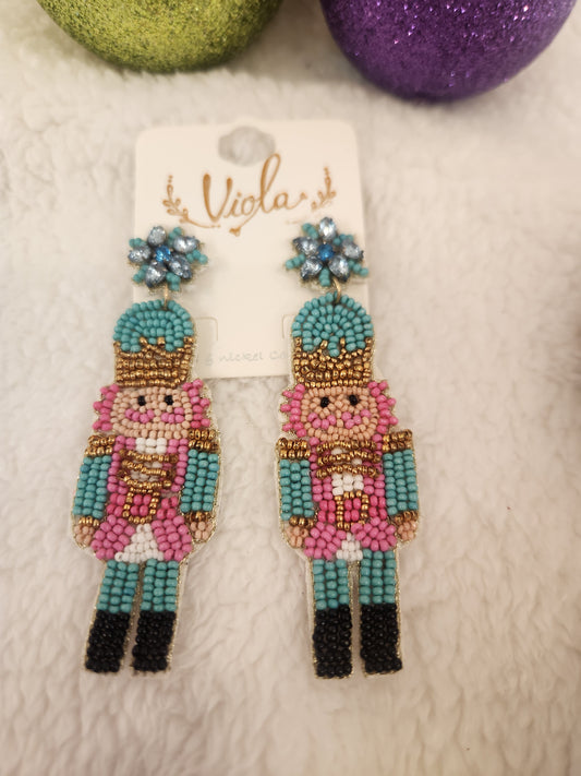 Pastel Nutcracker Earrings JC29