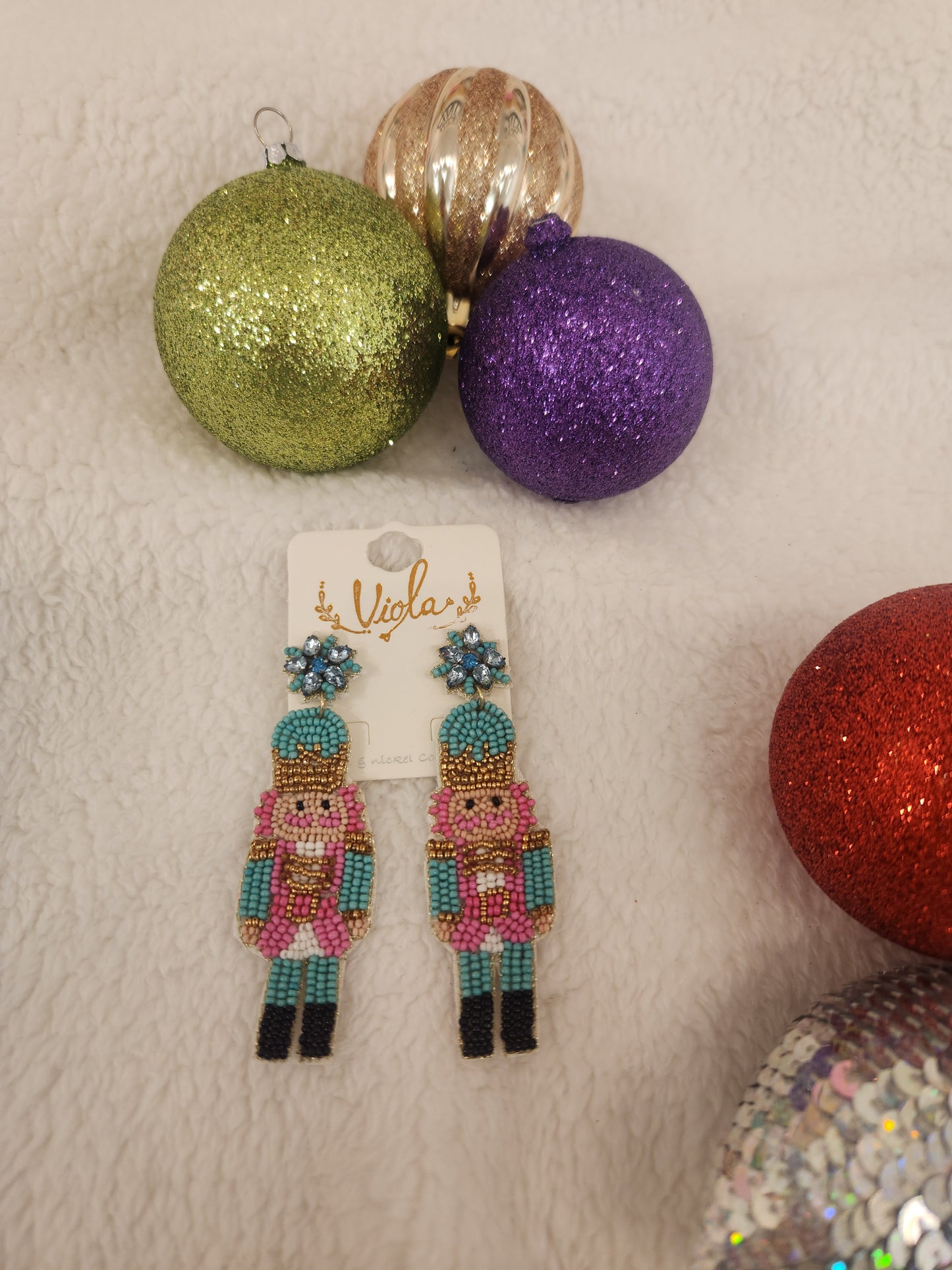 Pastel Nutcracker Earrings JC29