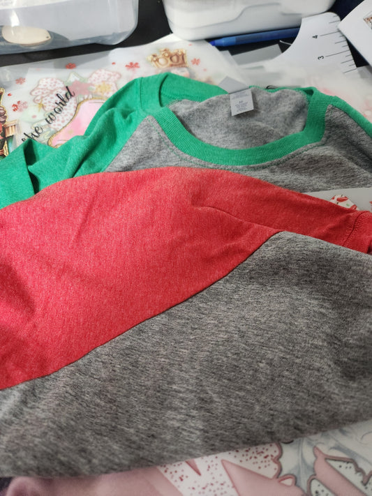 Raglan Sleeve T Shirt for Graphics only CP500 Christmas