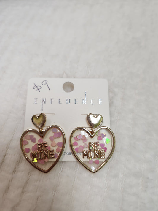 JV451 Be Mine Heart Earrings