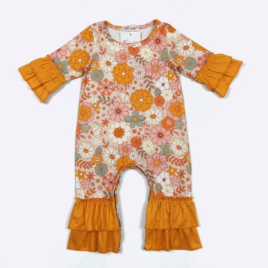 K167 Blush Marigold Baby Romper