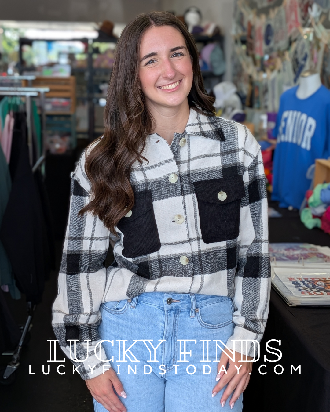 My Fav Plaid Shacket W462