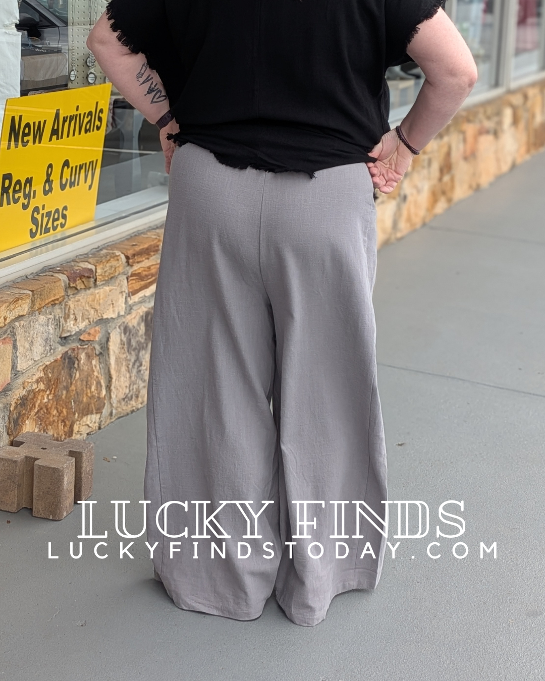 Strolls Casual Curvy Palazzo Pants W324
