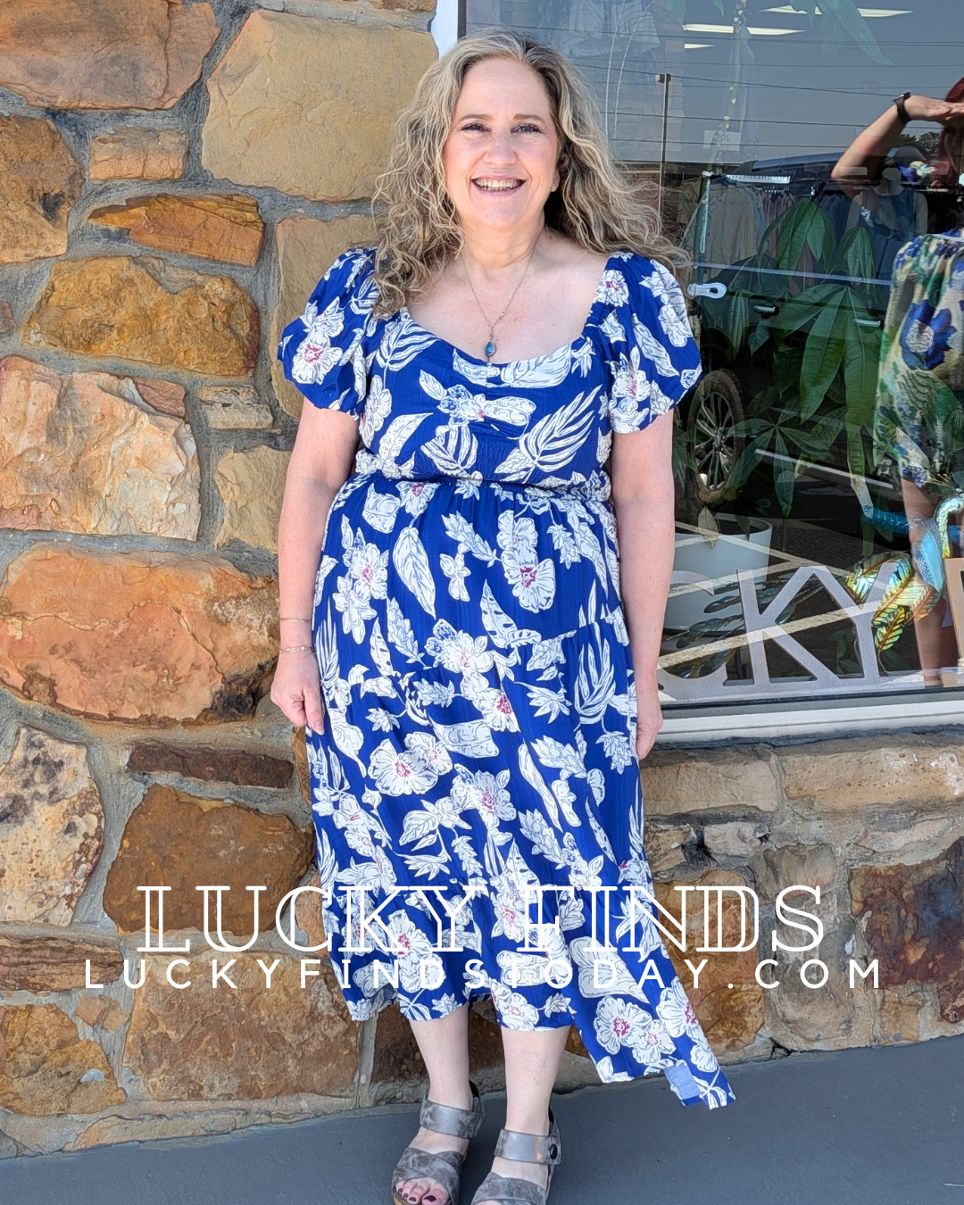 Umgee Tropical Print Midi P492