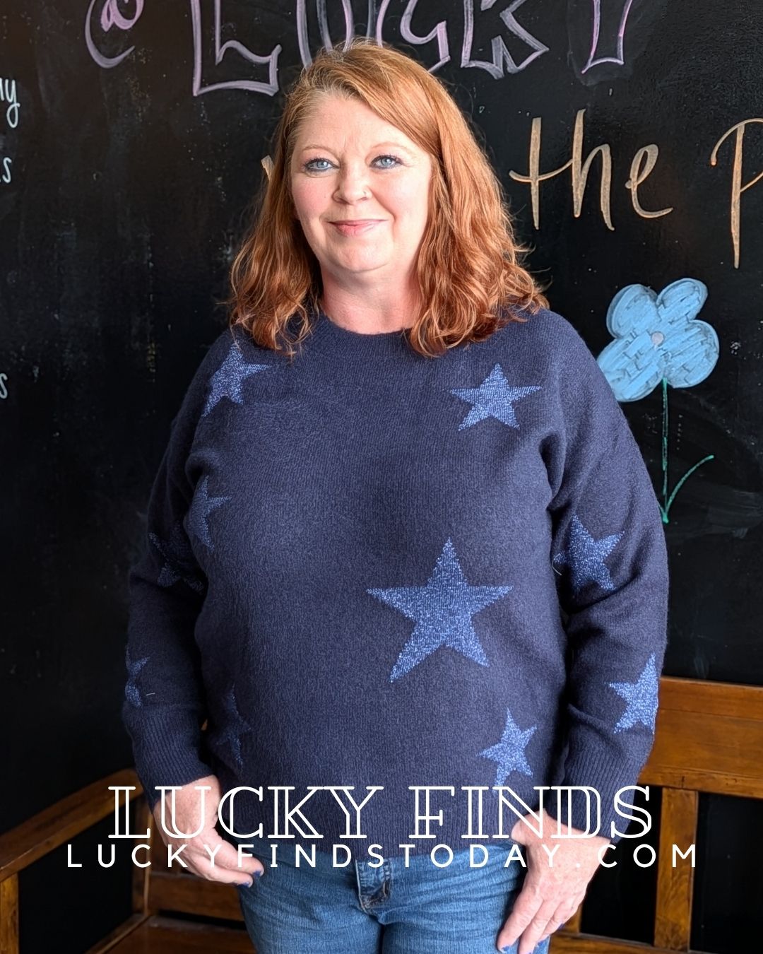 My Star Curvy Sweater Top W457