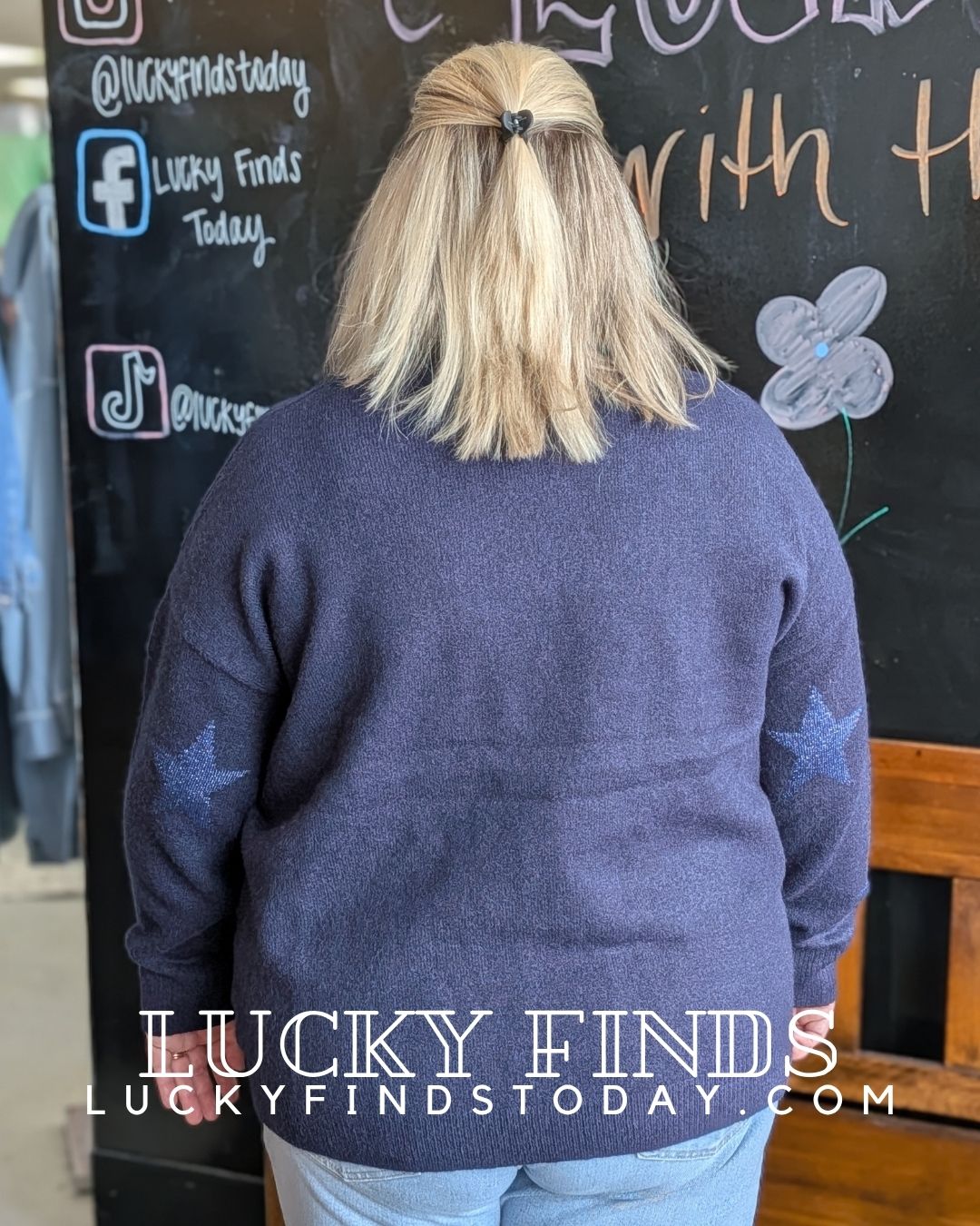 My Star Curvy Sweater Top W457