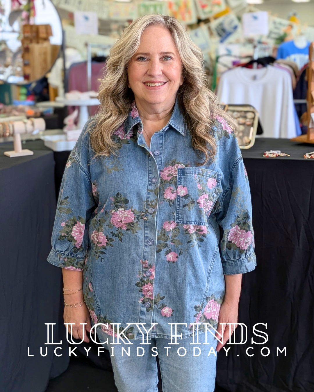 Forever Vintage Denim Top D1731