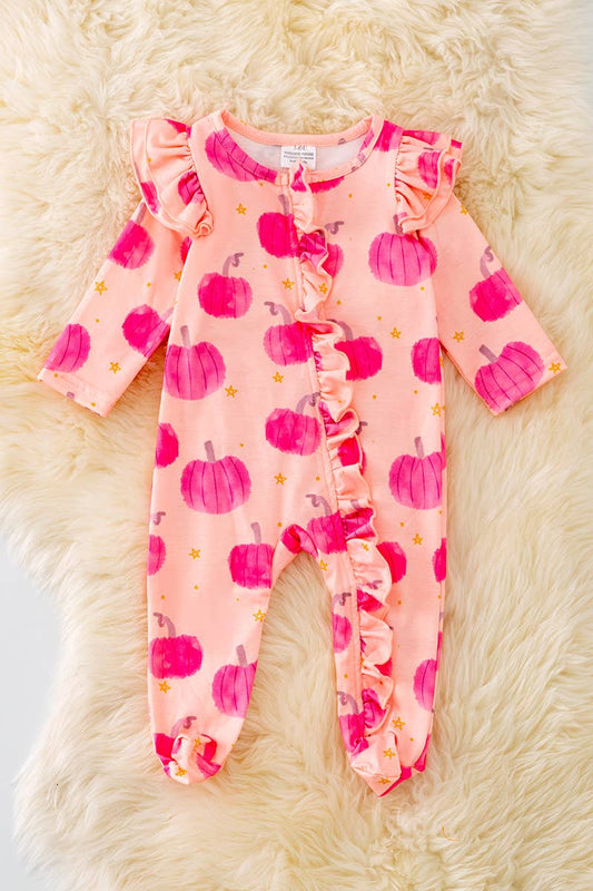 K142 PINK PUMPKIN w Ruffle