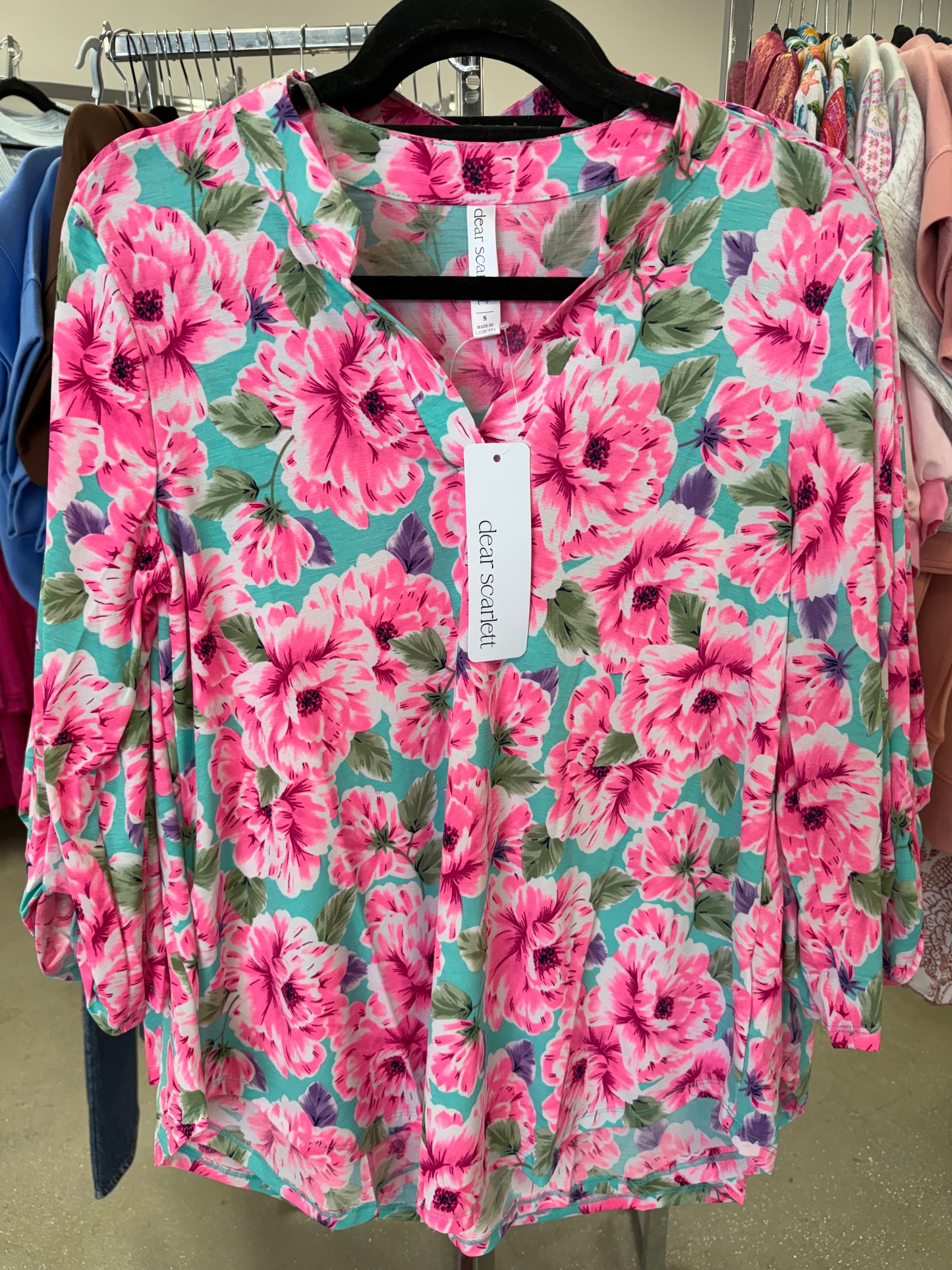 Dear Scarlett Tunic Top A283 Final Sale