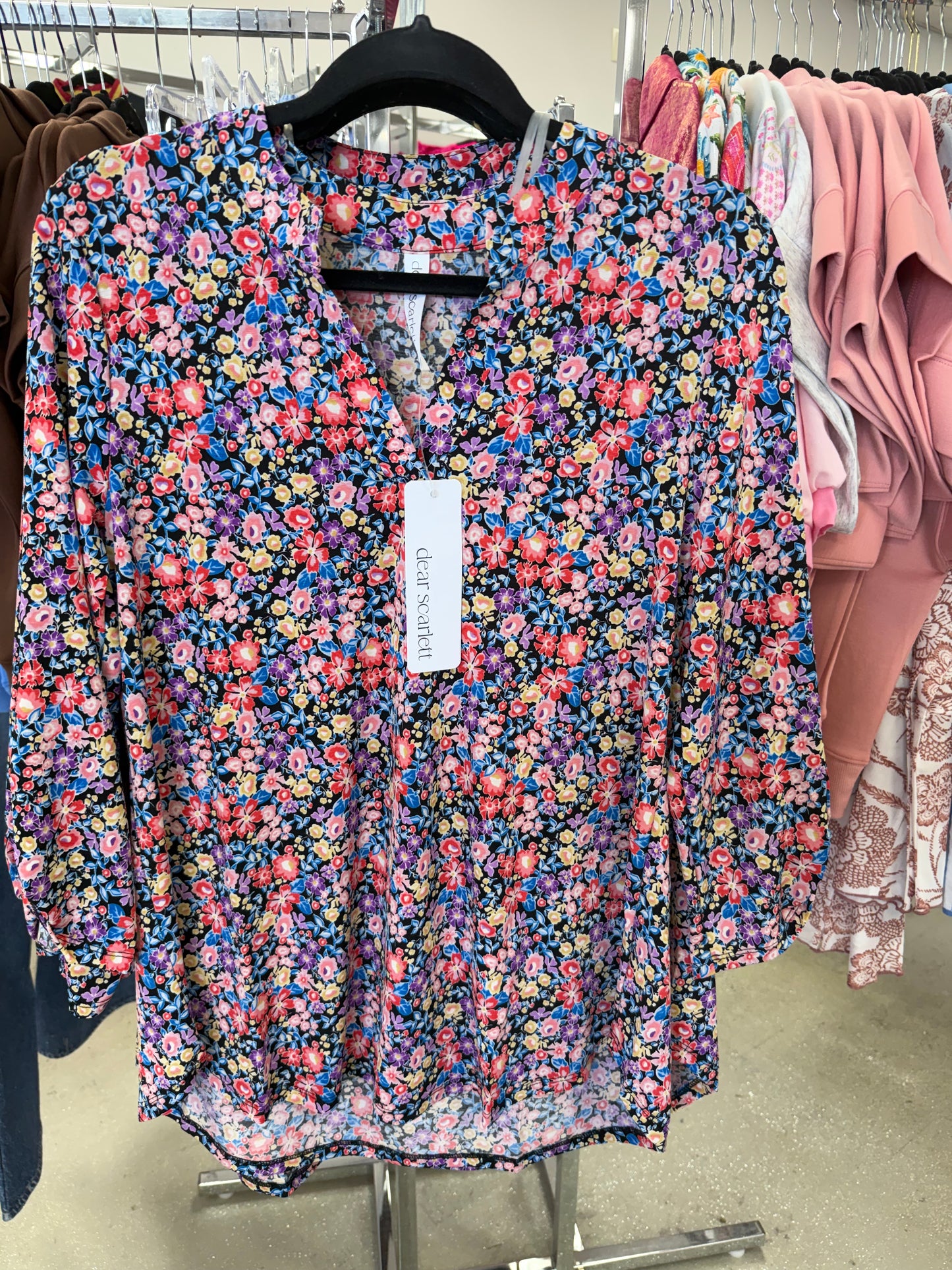 Dear Scarlett Tunic Top A283 Final Sale