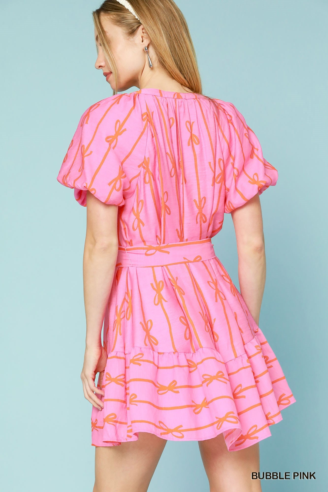 Young & Fun Umgee Bow Dress P491